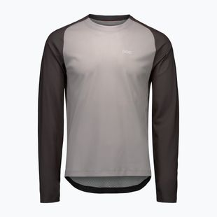 Pánský cyklistický dres longsleeve  POC Motion Air Jersey granite grey