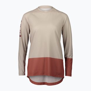 Dámský cyklistický dres Longsleeve  POC MTB Pure light sandstone beige/himalayan salt