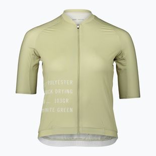 Dámský cyklistický dres POC Pristine Print prehnite green