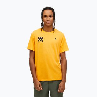 Pánské tričko Peak Performance Explore Graphic blazing orange