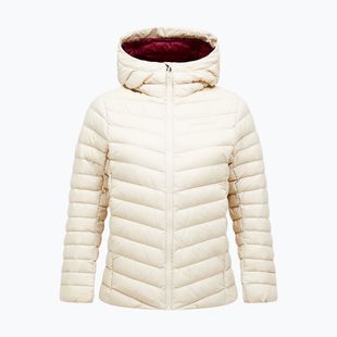 Dámská péřová bunda Peak Performance Frost Down Hood Jacket Sand Fog