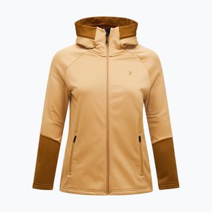Dámská mikina Peak Performance Rider Essentials Zip Hood Sierra Sand/Earthy Summit