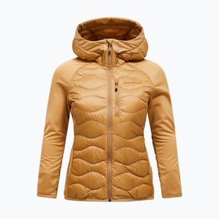 Dámská péřová bunda Peak Performance Helium Hybrid Down Jacket Sierra Sand