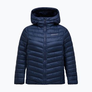 Dámská péřová bunda Peak Performance Frost Down Hood Jacket blue shadow