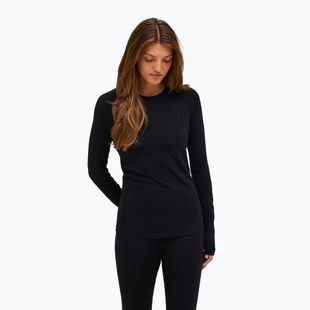 Dámské termo tričko s dlouhým rukávem Peak Performance Magic Crew Wool-Blend Baselayer black/black
