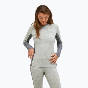 Dámské funkční triko s dlouhým rukávem Peak Performance Magic Crew Wool-Blend Baselayer medium grey melange