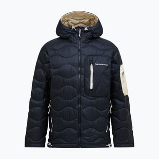 Pánská péřová bunda Peak Performance Helium Utility Down Hood black/sand fog