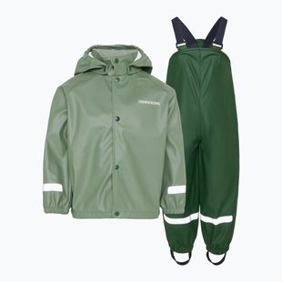 Dětská nepromokavá souprava Didriksons Slaskeman light moss