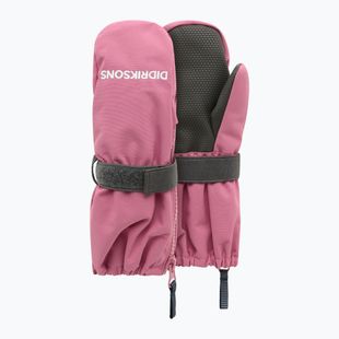 Dětské lyžařské rukavice Didriksons Biggles Zip Mitten 9 heather pink