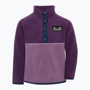 Dětská fleecová mikina Didriksons Monte 6 Half Button northern purple