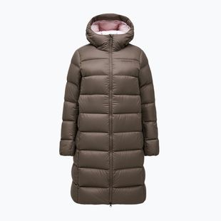 Dámský péřový kabát Peak Performance Frost Down Coat terrain tan