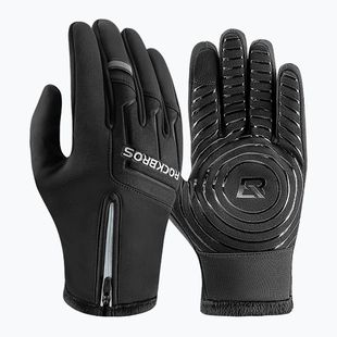 Cyklistické rukavice Rockbros Full-finger S317 black