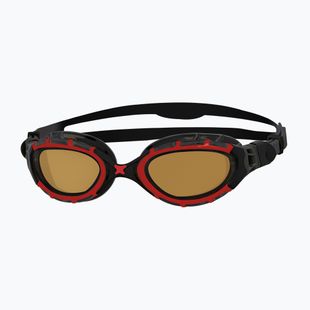 Plavecké brýle Zoggs Predator Flex Polarized Ultra red/black/polarized cooper