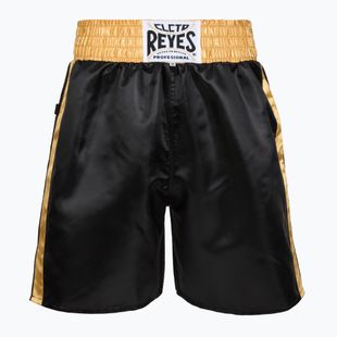 Pánské boxerské šortky  Cleto Reyes Satin Boxing black/gold