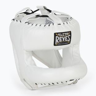 Boxerská přilba Cleto Reyes With Round Face Bar white