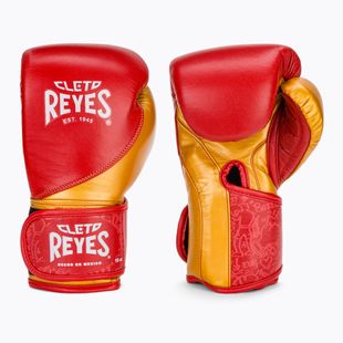 Boxerské rukavice  Cleto Reyes High Precision Training Leather red/gold