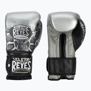 Boxerské rukavice  Cleto Reyes Velcro Sparring silver/black