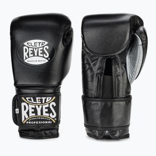 Boxerské rukavice  Cleto Reyes Velcro Sparring black/silver