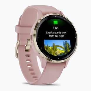 Hodinky Garmin Venu 3S soft gold/dust rose