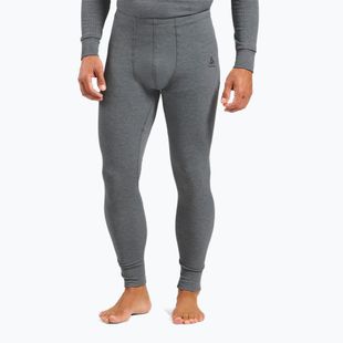 Pánské termo kalhoty ODLO Active Warm Bl Bottom Long steel grey melange