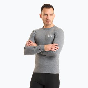 Pánská termoakční mikina ODLO Active Warm Originals Bl Top Crew Neck odlo steel grey melange