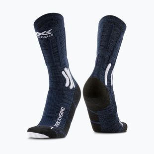 Dámské ponožky X-Socks Trek X Merino midnight blue/arctic white