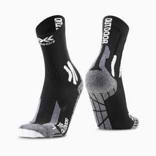 Ponožky X-Socks Trek Outdoor black/grey melange
