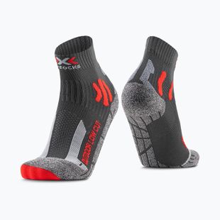 Pánské ponožky X-Socks Trek Outdoor Low Cut anthracite/red
