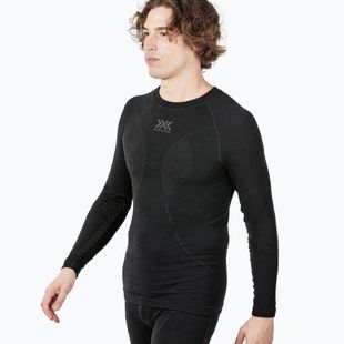 Pánská termoakční mikina X-Bionic Merino black/black