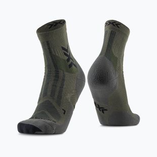 Ponožky X-Socks Hike Discover Ankle dark sage/black