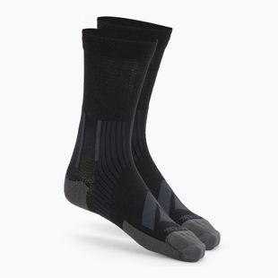 Cyklistické ponožky X-Socks Bike Expert Merino Crew black/charcoal