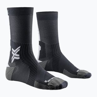 Cyklistické ponožky X-Socks Bike Perform Crew opal black/arctic white