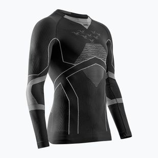 Pánská termoakční mikina X-Bionic Energy Accumulator Light Shirt black/light grey