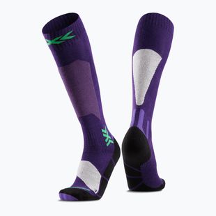 Lyžařské ponožky X-Socks Ski Discover Otc deep purple/light sand