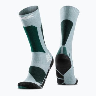Dětské lyžařské ponožky X-Socks Ski Discover Otc sage green/english lawn