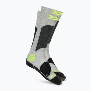 Dětské lyžařské ponožky X-Socks Ski Discover Otc rhino grey/canary
