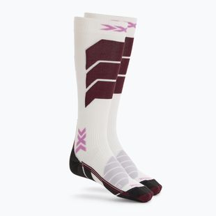 Dámské lyžařské ponožky X-Socks Ski Expert Otc x white/lavender