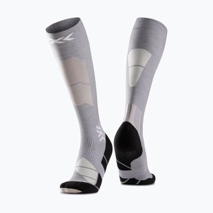 Lyžařské ponožky X-Socks Ski Perform Merino Otc seal grey/light sand