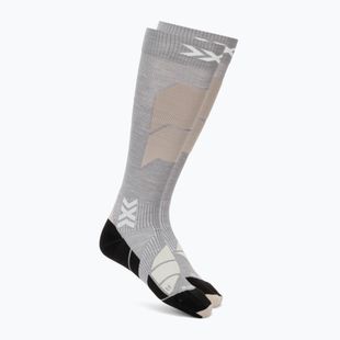 Lyžařské ponožky X-Socks Ski Perform Merino Otc seal grey/light sand