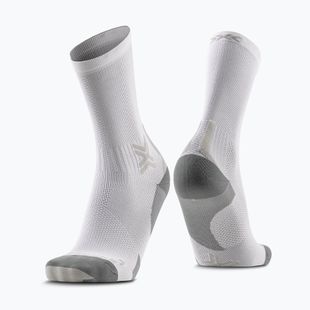 Ponožky X-Socks Run Discover Crew arctic white/pearl grey