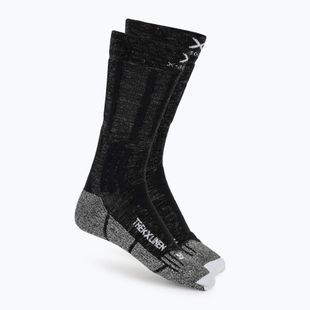 Ponožky X-Socks Trek X Linen dolomite grey melange/opal black