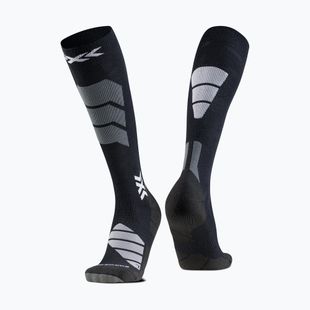 Lyžařské ponožky X-Socks Ski Expert Silk Merino Otc x black/light grey