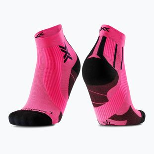 Pánské ponožky X-Socks Run Perform Ankle fluo pink/x black