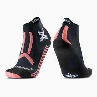 Dámské ponožky X-Socks Trailrun Discover Ankle x black/dusty rose