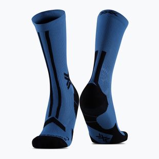 Pánské ponožky X-Socks Trailrun Discover Crew mineral blue/x black