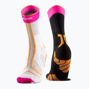 Ponožky X-Socks Trailrun Terraskin Expert Crew yinyang/x black/x white/fluo pink