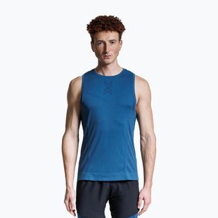 Pánská běžecká tričko X-Bionic Xceed Run slate blue/marine