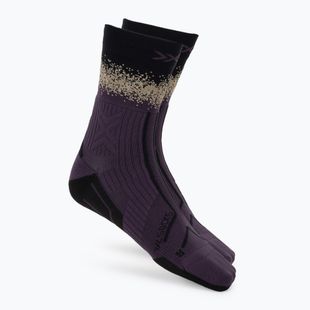 Ponožky X-Socks Terraskin Perform Crew deep purple/x black/sand