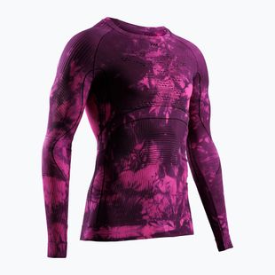 Termo mikina X-Bionic Energy Accumulator Wild LS tiedye x black/fluo pink