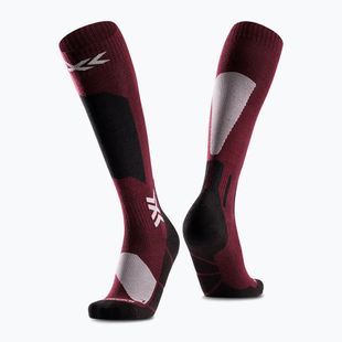Lyžařské ponožky X-Socks Ski Discover Merino Otc oxide red